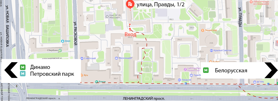 Расположение относительно метро приближеное